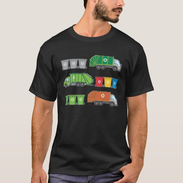 Camiseta Recipiente de Lixo (Frente)