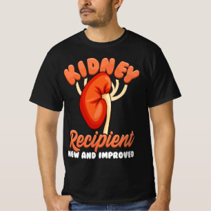 Camiseta Recipiente de Rins Novo e Melhoram Souvenirs Novid