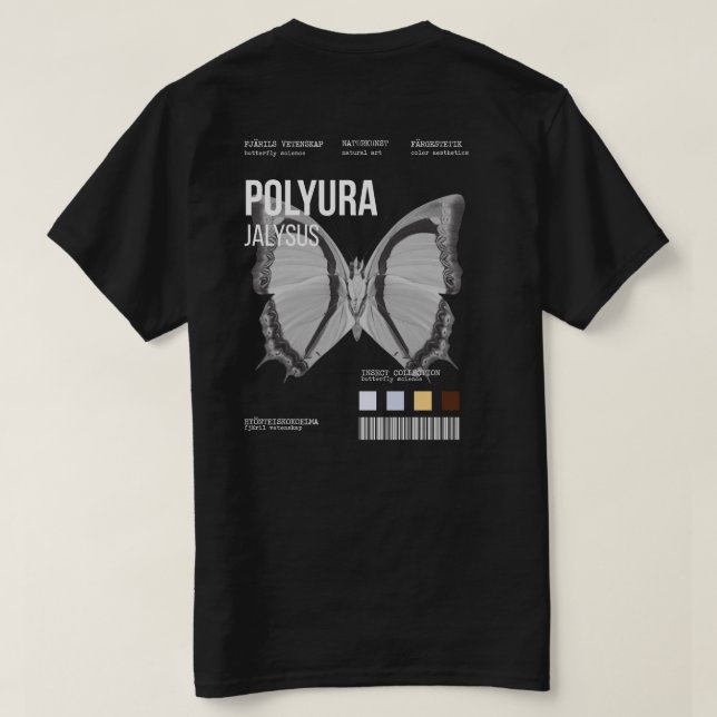 CAMISETA RECOLHA DE INSETOS (Verso do Design)