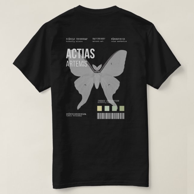CAMISETA RECOLHA DE INSETOS (Verso do Design)