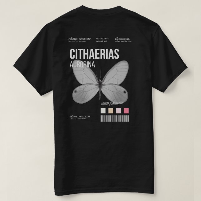 CAMISETA RECOLHA DE INSETOS (Verso do Design)