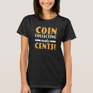 Camiseta Recolha De Moedas Para O Coletor De Moedas Numi