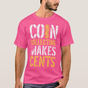 Camiseta Recolha De Moedas Torna Os Centavos Engraçados Num