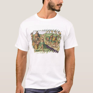 Camiseta Recolhendo a comida para o Storehouse comunal