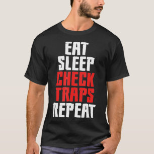 Camiseta Recolher As Armadilhas Para Verificação Do Sono 