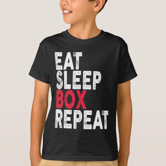 Camiseta Recolher Caixa Reiniciar Tee Boxing (Frente)