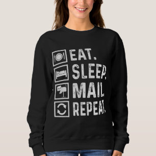 Camiseta Recolher Correio Repetir Dia dos Trabalhadores Pos