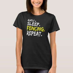 Camiseta Recolher Esgrima Repetitiva Disposição Saber Esgri