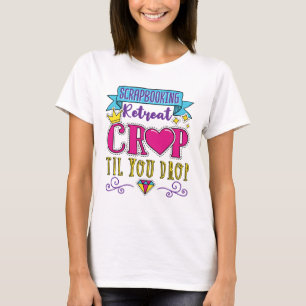 Camiseta Recolocar Recortar Recorte Até Você Cair