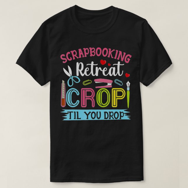 Camiseta Recolocar Recortar Recorte Até Você Cair (Frente do Design)