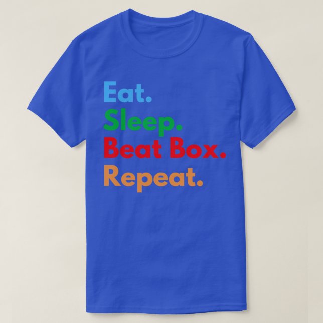 Camiseta Recoloque a caixa de batimento do modo de espera 1 (Frente do Design)