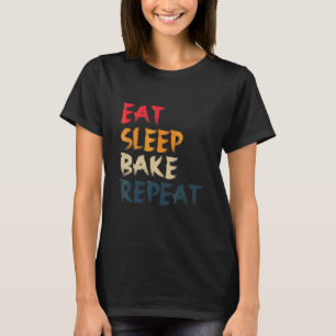 Camiseta Recoloque o Assar de latência Repetindo os Designs