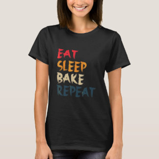 Camiseta Recoloque o Assar de latência Repetindo os Designs