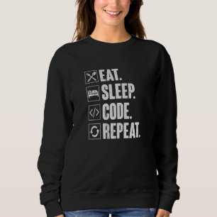 Camiseta Recoloque o código de latência Repetir programador