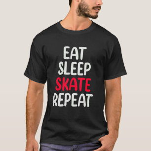 Camiseta Recoloque O Skate De Repouso Repita O Skate Do Cil