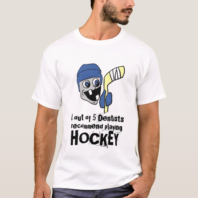 Camiseta Recomende o hóquei (Frente)