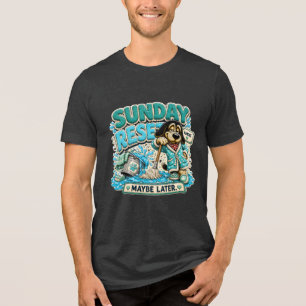 Camiseta Reconfiguração de Domingo Talvez Mais Tarde Engraç