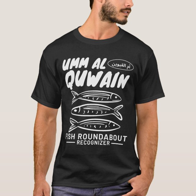 Camiseta Reconhecedor de rotatória de peixes (Frente)