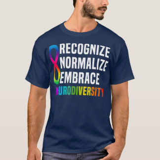 Camiseta Reconhecer normalizar abraçar a diversidade 2