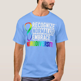 Camiseta Reconhecer normalizar incorporar a ADHD Aw de Neur