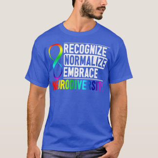 Camiseta Reconhecer normalizar incorporar a ADHD Aw de Neur