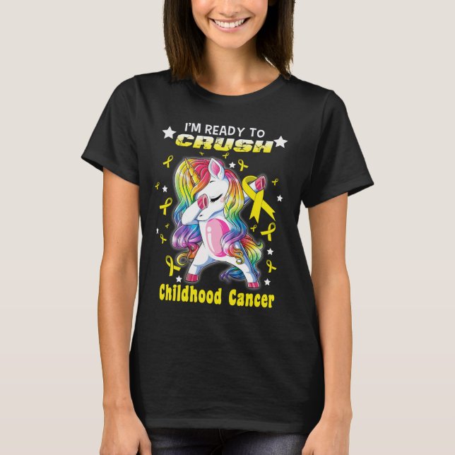 Camiseta reconhecimento de canceres de infância por magia d (Frente)
