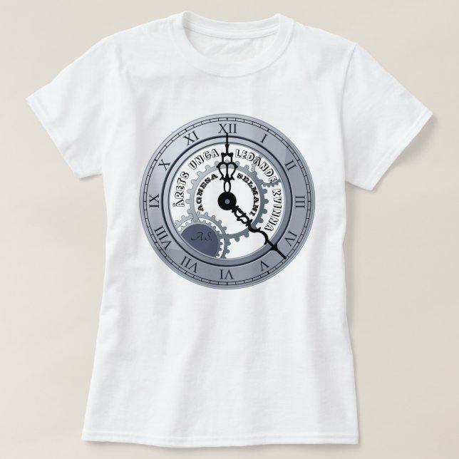 Camiseta Reconhecimento de Celebração de Realização com Êxi (Frente do Design)