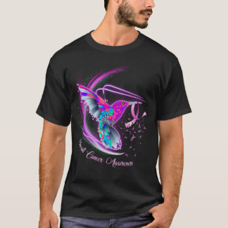 Camiseta Reconhecimento do cancer da fita Hummingbird_fullp