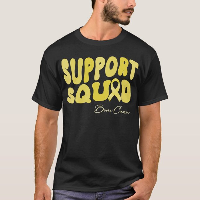 Camiseta reconhecimento do cancer de osso da esquadra de su (Frente)