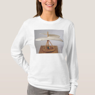 Camiseta Reconstrução modelo do design de da Vinci