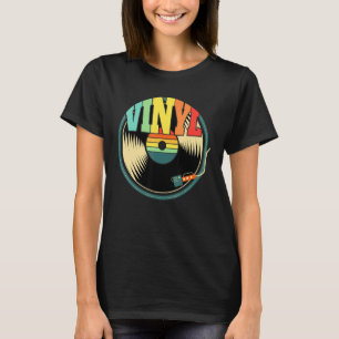 Camiseta Record Collector Turntable Vintage Vinyl Music