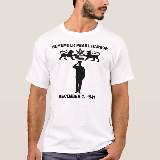 Camiseta Recorde o Pearl Harbor (Frente)