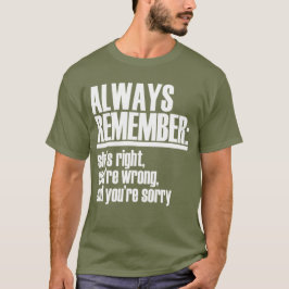 Camiseta Recorde sempre que é direita
