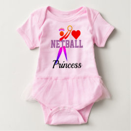Camiseta Recorte GS Player de diversão Art Netball Princesa