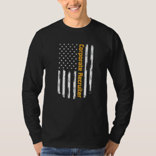 Camiseta Recrutador Corporativo Orgulhoso Carreira Vintage