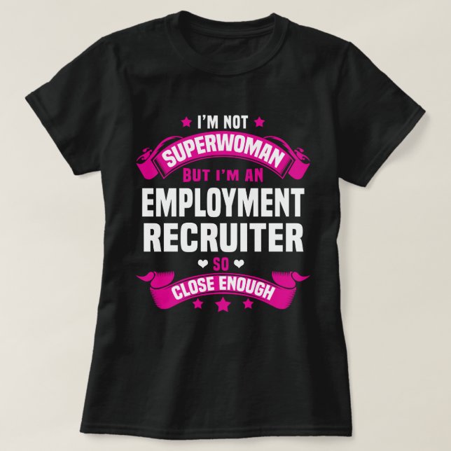 Camiseta Recrutador de Emprego (Frente do Design)