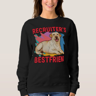 Camiseta Recrutador S BestFriel Labrador Retriever Dog Mãe