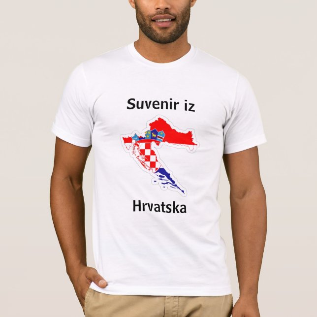 Camiseta recuerdo de Croacia (Frente)