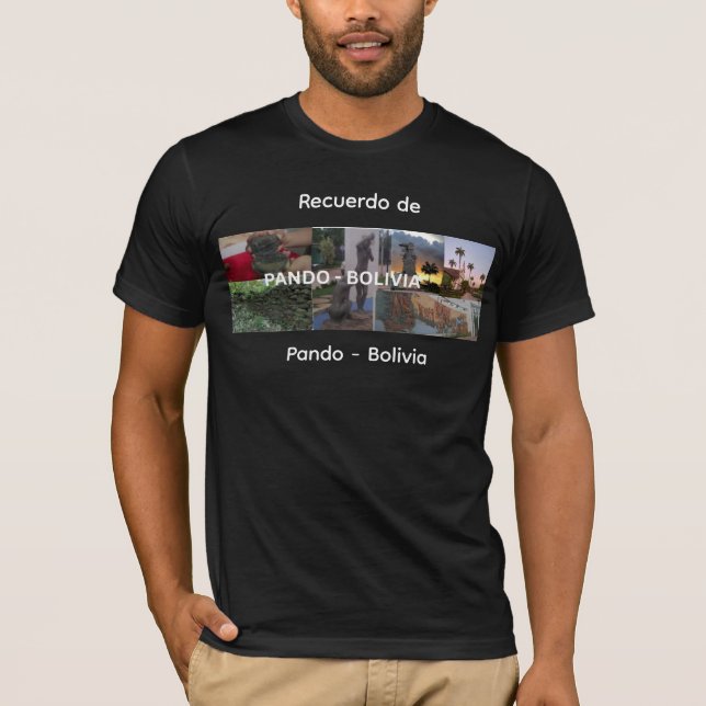 Camiseta Recuerdo de Pando Bolivia (Frente)