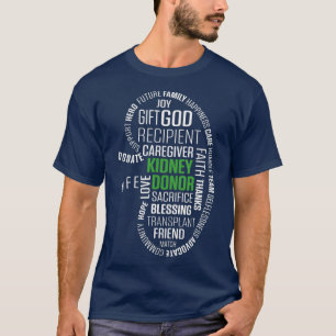 Camiseta Recuperação de cirurgia de doador de transplante