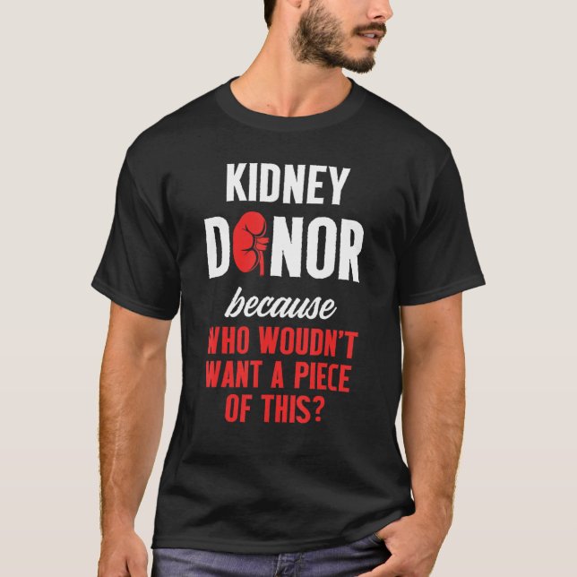 Camiseta Recuperação de Cirurgias de Peças de Doadores de T (Frente)