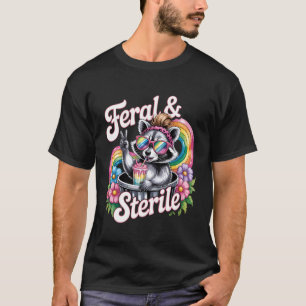 Camiseta Recuperação de Histerectomia Guaxinim Feral e Esté