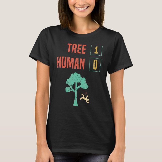 Camiseta Recuperação de lesões Acidente de árvore humana qu (Frente)