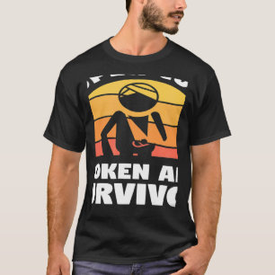 Camiseta Recuperação de lesões ósseas com Sobrevivência do