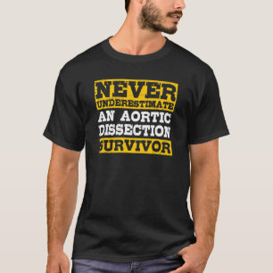 Camiseta Recuperação de Sobrevivência de Dissecação Aórtica