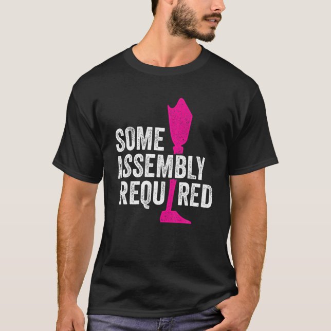 Camiseta Recuperação Engraçada Do Braço Da Perna De Montage (Frente)
