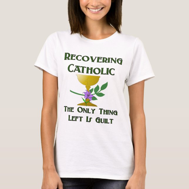 Camiseta Recuperando o católico (Frente)