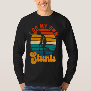 Camiseta Recupere-se Logo Lesão na Perna Joelho Quebrado Eu