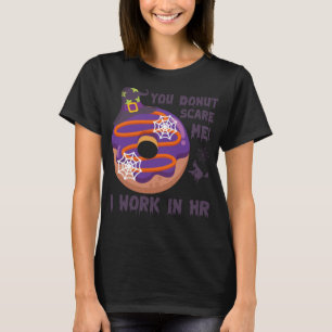 Camiseta Recursos Humanos Halloween HR Rosquinha Sobre Trab