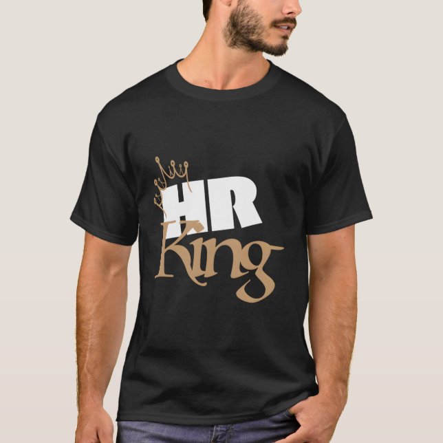 Camiseta Recursos Humanos Hum King Human Resources Office H (Frente)